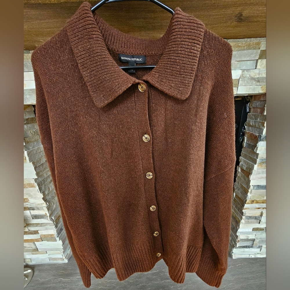 Banana Republic Women's Brown Cardigan XXL